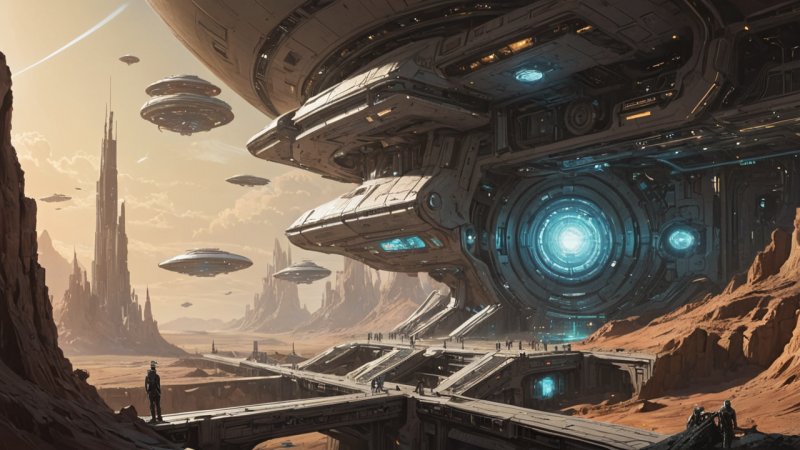 sci-fi landscape, navigation, essential reads, concepts, literature