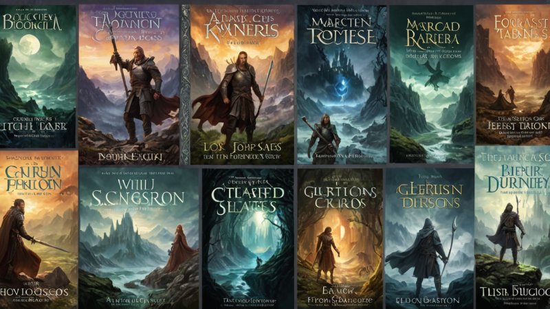 fantasy series, epic journeys, literature, adventure, book recommendations