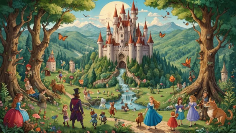 folklore, fairy tales, cultural heritage, storytelling, literature, children's books, moral lessons, global narratives